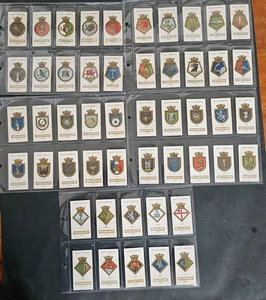 1925 Great Britain Wills Ship Badges Set 50/50 Cigarette Cards - Picture 1 of 5