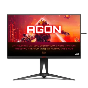 AOC AGON AG275QXN 27" VA QHD 165Hz 1ms Gaming Monitor AG275QXN/EU - Picture 1 of 5