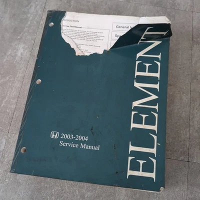 Manual de reparación de taller Honda Element 2003-2004 DX EX LX xz Foto 1 de 4