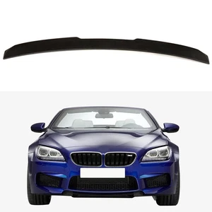 Rear Window Roof Wing Soiler For 2004-09 BMW E60 A-C Style Unpainted Black - Picture 1 of 9