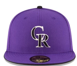 Colorado Rockies New Era 59Fifty Authentic Collection Cap Hat Size 7 3/8 - Picture 1 of 4