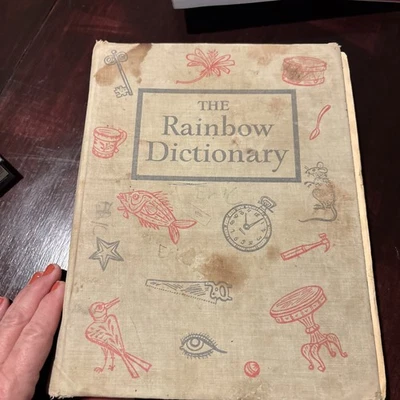 1947 The Rainbow Dictionary by Wendell W. Wright for Kids Illustrator Joseph Low - Image 1 of 4