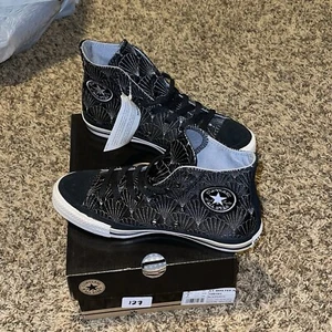 New Converse All Star High Chuck Taylor Parchment Shells 100101 M 5/W 7 New - Picture 1 of 8