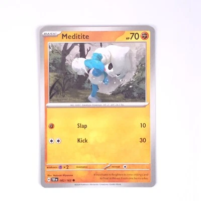 Meditite 082/162 Pokemon SV05: Temporal Forces Common NM - Image 1 of 2