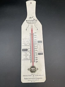 Termómetro de madera Proctor & Gamble Taylor de colección Rochester, NY RARO - Imagen 1 de 5