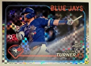 Justin Turner 2024 Topps Chrome X-Fractor (#248) Toronto Blue Jays - Picture 1 of 2
