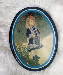 Renoir Metall Wandbild 70er Mädchen Gießkanne Halterung Deko Replik Ohio Co Vintage - Bild 1 von 8