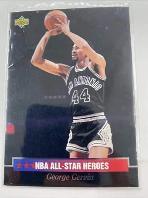 Tarjeta #6 de George Gervin - NBA All-Star Heroes 1992-93 Upper Deck Foto 1 de 2