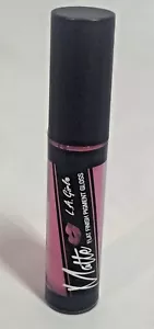 2 PACK LOT LA Girl Matte Flat Finish Pigment LIP GLOSS #GLG836 ICONIC .17 Oz New - Picture 1 of 2