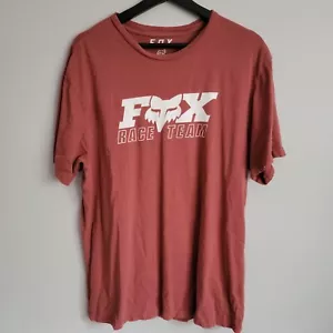 Fox Motocross Mens Large Premium Fit Fox Race Team Redish/Maroon - Picture 1 of 7
