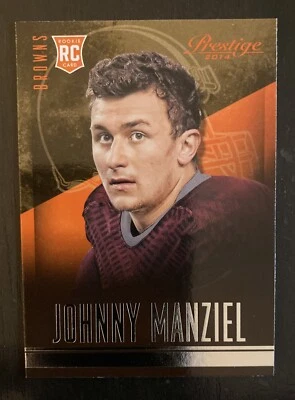 🔥🚨 Johnny Manziel 🚨🔥 2014 Prestige Rookie #253 Browns Texas A&M Aggies RC - Image 1 of 2