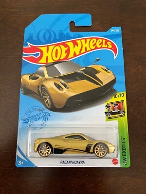 2022 Hot Wheels 244/250-Pagani Huayra Gold, HW Exotics 10/10 экзотический гиперкар - Изображение 1 из 2
