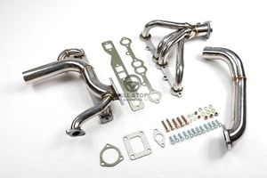 Exhaust Manifold Turbo Headers Setup Kit For Chevrolet Chevy SBC Engine 350 T4 - Picture 1 of 9