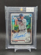 2020 Bowman Chrome Mega Box Ulrich Bojarski Refractor Black Mojo True 1/1 Auto 