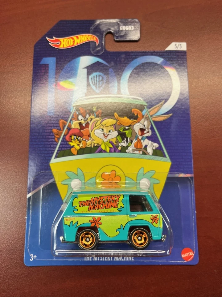 Hot Wheels 2023 100 лет WB The Mystery Machine с Looney Toons A12 - Изображение 1 из 2