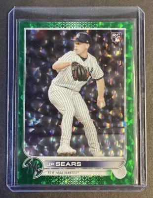 2022 Topps Update JP Sears Rookie Green Ice Foil /499 #US210 - Image 1 of 2