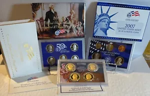 2007 S Annual 14 Coin Proof Set US Mint Original Box & COA - Picture 1 of 1