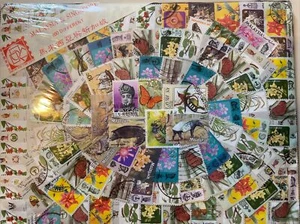 Malaysia und Singapur 100 Briefmarken Paket - Bild 1 von 3