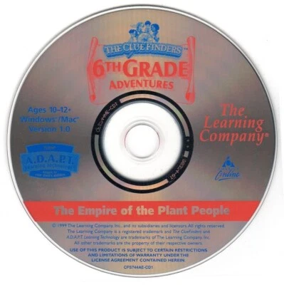 ClueFinders: 6th Grade Adventures (CD, 1999) for Win/Mac - NEW CD in SLEEVE - Image 1 of 2