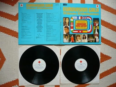 Eurovision Song Contest Gala 29 Winners 1956 - 1981 Double Vinyl UK ESC 2 LP - Image 1 of 4