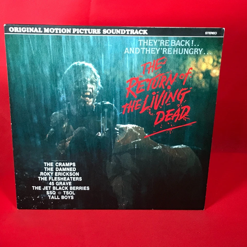 ORIGINAL SOUNDTRACK The Return Of The Living Dead 1985 UK vinyl LP Cramps Damned - Image 1 of 4