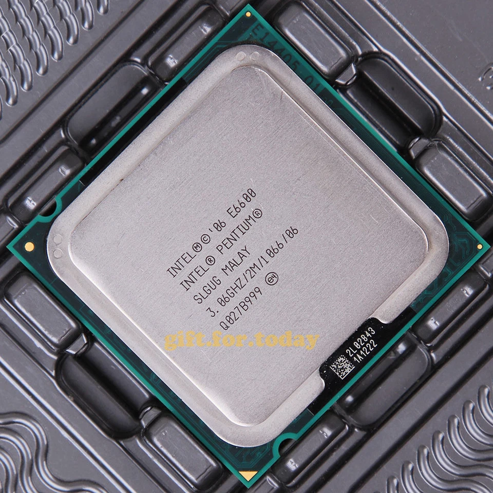 Original Intel Pentium E6600 3.06GHz Dual-Core (AT80571PH0832ML) Processor - Image 1 of 1