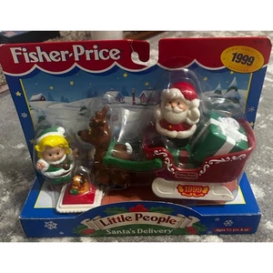 Fisher-Price Little People Santa's Delivery Set (1999) - Picture 1 of 2