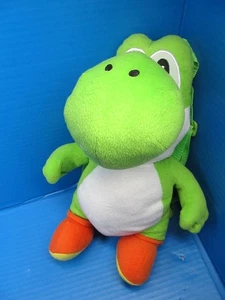 Nintendo Yoshi Plush Backpack Green  Official Super Mario Bros. Apparel 15" - Picture 1 of 6
