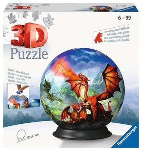 NEW Ravensburger 72 Pieces Jigsaw 3D Puzzle Mystical Dragon Puzzle Ball 6+ Age - Picture 1 of 2