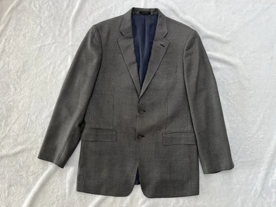 NORDSTROM LORO PIANA Silk/Wool 40L Men’s Blazer Sport Coat Two Button Birds Eye - Image 1 of 4