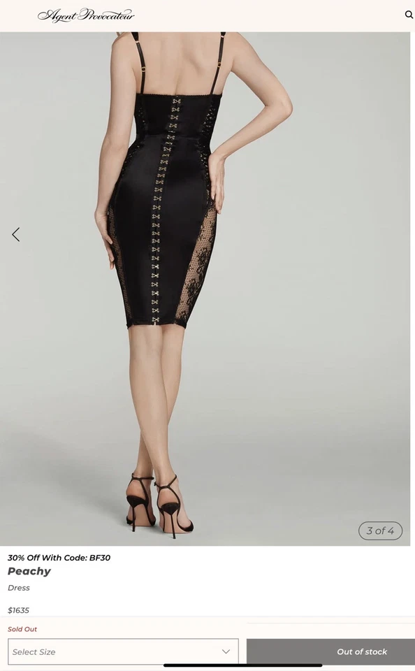 Vestido AGENT PROVOCATEUR "Melocotón" - AGOTADO Foto 1 de 4