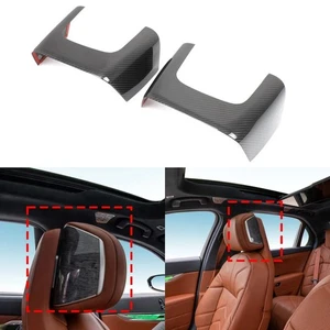 Paar Echtkarbon Kopfstützen Trim Für 7er 2023-2025 Innenausstattung DECC - Bild 1 von 13