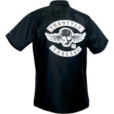 Camisa Throttle Threads Original Throttle Threads Shop (XX-Grande) Foto 1 de 3