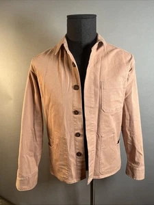Percival Menswear Overshirt Chore Jacket PINK TAUPE SMALL - Picture 1 of 8