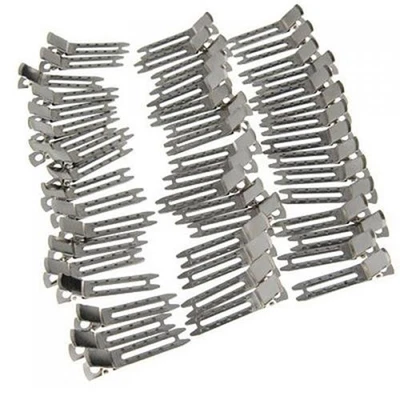  50 Pcs Hair Locating Clips Duck Mollette Bambina Per Capelli Fermagli Ragazze - Image 1 of 4