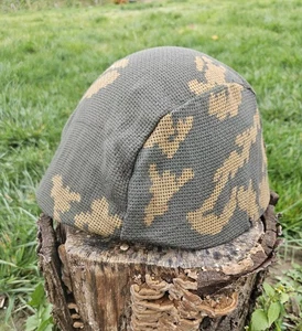 FUNDA DE CAMUFLAJE SOVIÉTICA RUSA KZS PARA CASCO SSH 68 40 CUBIERTA DE CASCO CAMUFLAJE URSSR - Imagen 1 de 11