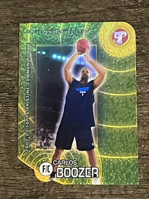 2002-03 Topps Pristine Carlos Boozer Rookie Troquelado Oro Refractor 58/99 #120 Foto 1 de 2