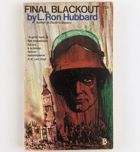 Final Blackout (1970) L. Ron Hubbard - Vintage Sci-Fi, Leisure Book Paperback - Picture 1 of 11