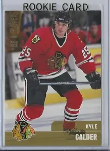 1999-00 BE A PLAYER MEMORABILIA KYLE CALDER ROOKIE GOLD SP /100 #335 BLACKHAWKS - Picture 1 of 1