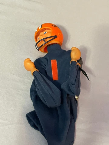 Vintage Illinois Fighting Illini Football #1 Boxing Action Hand Puppet Pennant Cover