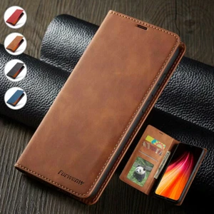 Magnetic Wallet Case Leather Flip Cover for Samsung A10/A20e/A30s/A40/A50/A70 - Picture 1 of 24
