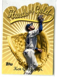 1999 Topps Ken Griffey Jr. Hands of Gold Insert #HG3 HOF SEATTLE MARINERS