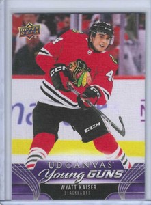 Wyatt Kaiser 2023-24 Upper Deck Young Guns Canvas C98 Chicago Blackhawks