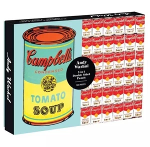 Andy Warhol Suppendose 500 Stück doppelseitig 2 in 1 Galison Puzzle NEU - Bild 1 von 6