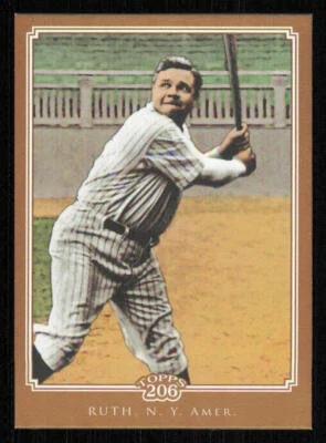 2010 Topps 206 Bronze #185 Babe Ruth - Image 1 of 2
