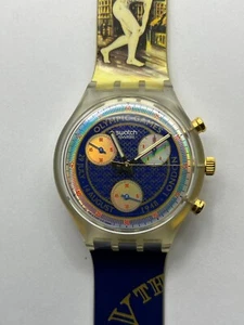 Wristwatch SWATCH Chrono LONDON 1948 (SCZ102)-Olympics-SHIPPING COMBINABLE - Imagen 1 de 4