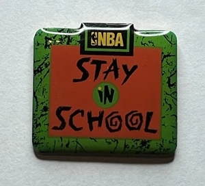 NBA Anstecknadel ~ Stay in School ~ von C. P. & D. - Bild 1 von 6