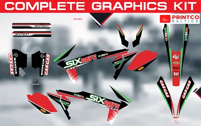Gas Gas EC MC 125 200 250 300 450 2013-2025 complete graphics kit 21 mil - Image 1 of 4