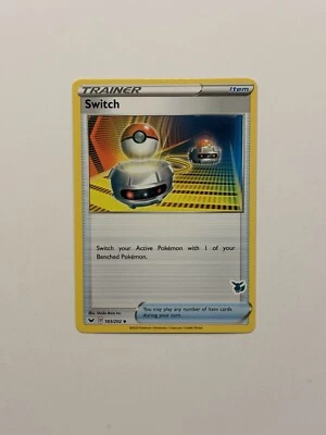 Switch 183/202  Eevee Stamped Deck Variant Pokemon NM Sword & Shield F - Image 1 of 2
