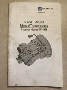 MANUAL DEL OPERADOR DE TRANSMISIÓN MERITOR 9 * 10 velocidades #TP-8989 - Imagen 1 de 8